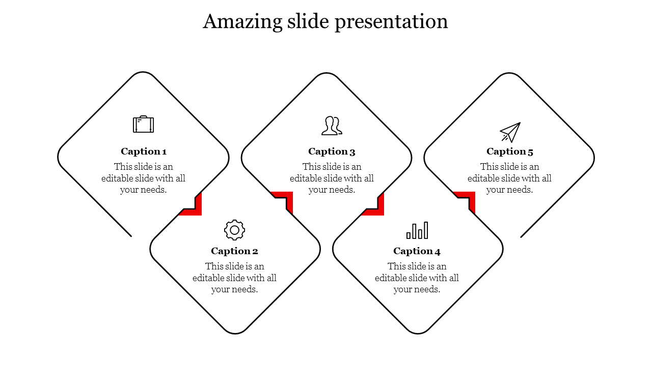 Editable Amazing Slide Presentation PowerPoint Template